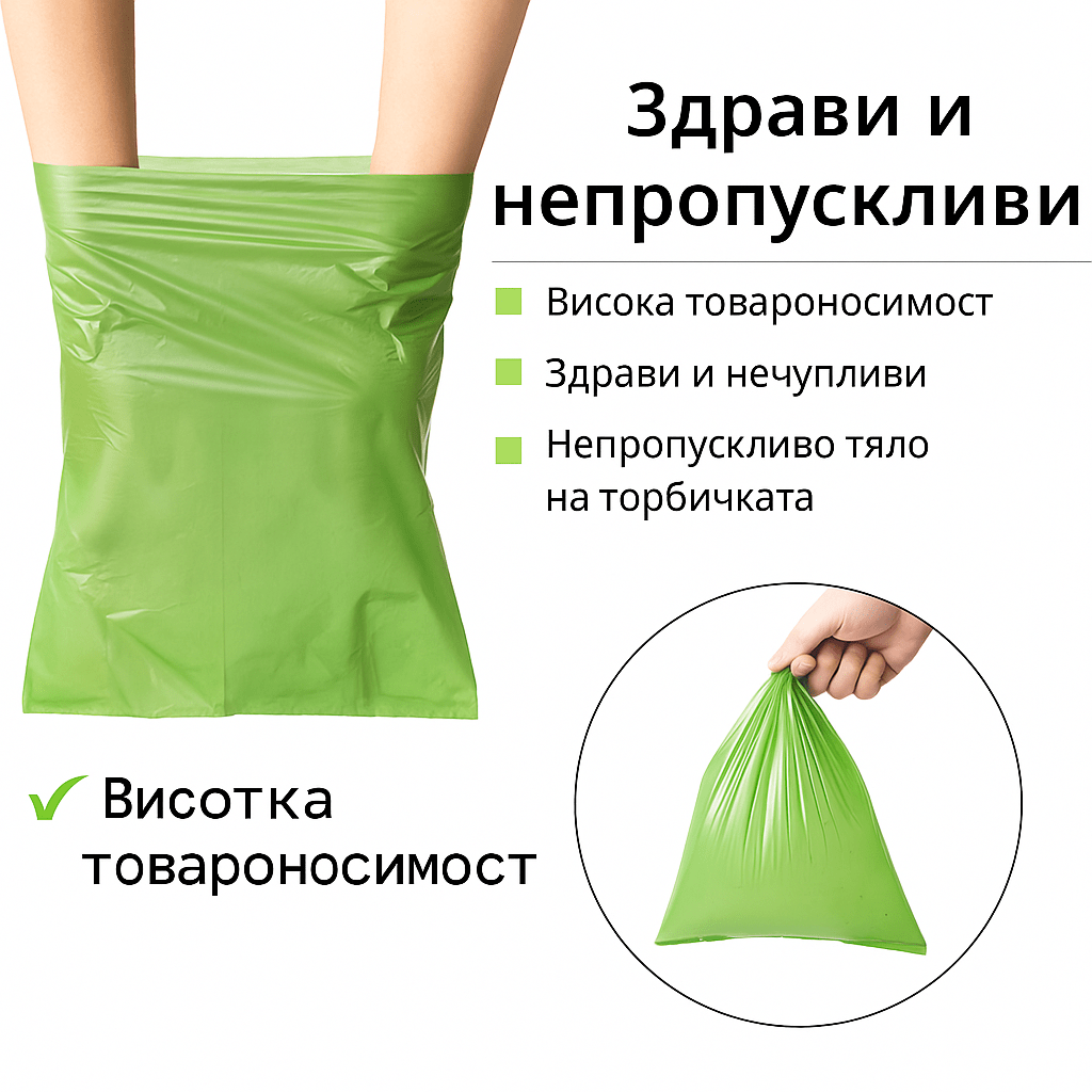 Биоразградими хигиенни торбички- 120бр d-r Simeon Madzharov