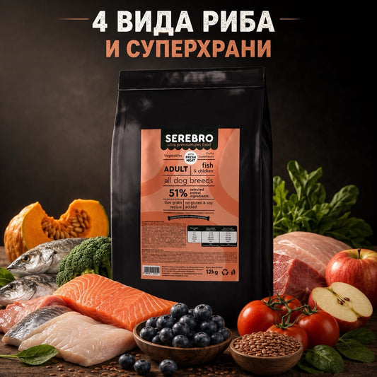 12кг SEREBRO FISH- 4 вида риба d-r Simeon Madzharov 